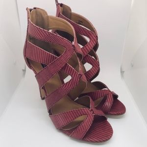 High-heel gladiator sandals